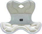 Ergonomic Lumbar Support Cushion, Cream,44.5mm x 410mm x 340mm, Standard Size, for Shoulder and Back Posture, 110-265 lbs Capacity