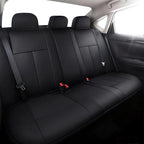 AOMSAZTO Custom Fit Seat Covers for Nissan Altima: 2013 2014 2015 2016 2017 2018 S SV SR 2017-2018 SL Waterproof Car Seat Covers Full Set Faux Leather Black