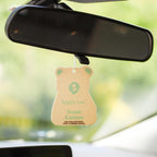 Happy Wax Relax and Refresh Mix Hanging Car Cub Air Fresheners Infused with Natural Essential Oils, 4 Ct. Variety Pack - Contains Calming Lavender, Fresh Cotton, Lemon, and Vanilla Sandalwood