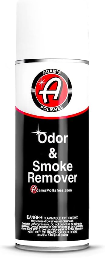 Adam's Polishes Aerosol (Odor & Smoke Remover) - Car Air Freshener Spray Eliminate Odor and Smoke