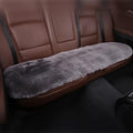 OGLAND Fluffy Genuine Australia Sheepskin Car Seat Cover for Auto Interior Accessories with Soft Fuzzy Wool Eco-Friendly Natural Fur Non-Slip (Graphite, Back)
