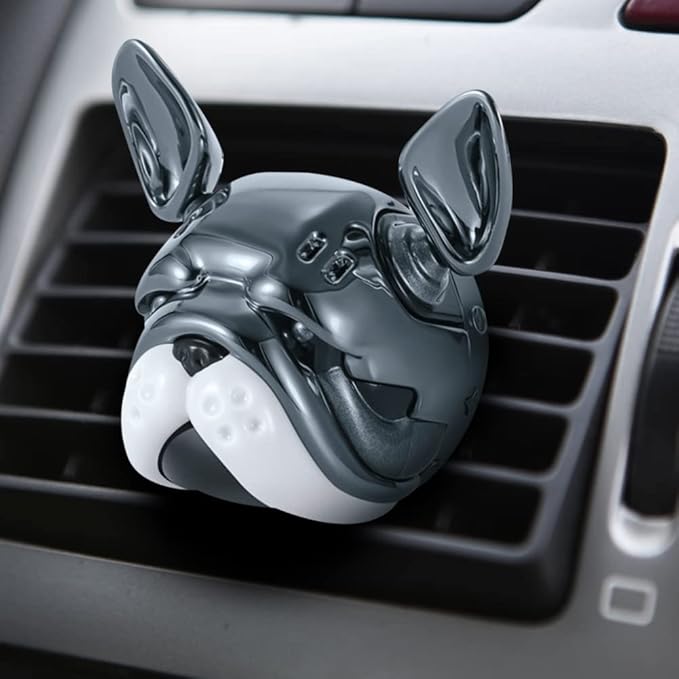 Katutude Cute French Bulldog Car Air Freshener & Decoration, Gray