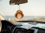 PumpCar 2 pieces Luffy head double-sided hanging cartoon cherry-scented funny car air freshener Cool hanging for rearview mirror Car Interior Accessories Gifts