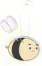 Generic A&D Hanging Air Freshener for Car, Home, Office, Bathroom | 8 Pack | Multiple Designs & Scents (Bikini Tree|Heart|Fish|Bee|Waterdrop|Sock|Golf Ball|Bikini Butterfly) (Bee (Lavender))