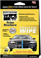 Wipe New Dashboard Bumper Car Interior Exterior and Auto Plastic Trim Restorer- Pack of 5