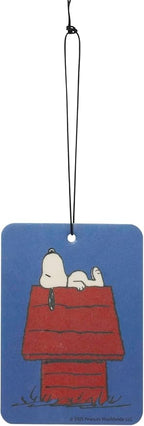 Plasticolor Peanuts Snoopy Doghouse Paper Air Freshener, Vanilla scent, 6 Pack, 12 Fresheners