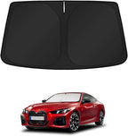 KUST Windshield Sun Shade for 2021 2022 2023 2024 2025 2026 BMW 4 Series 430i 440i i4 m4 330i Window Accessories Shade Sun Visor Cover Foldable Block UV Rays