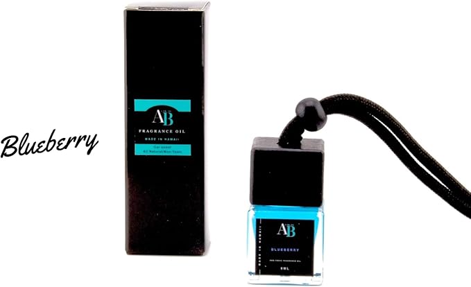 Blueberry Car Scents Air Freshener | Strong Car Perfume Air Freshener | Long Lasting Hanging Car Air Freshener Car Diffuser Bottles Glass Perfume Diffuser Bottle Essential Oils Fragrance Aromatherapy