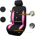 Flying Banner Car Seat Covers Front Seats Rear Bench Polyester car seat Protectors Easy installations Rear Bench Split Classic Man Lady Truck