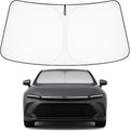 Proadsy Windshield Sun Shade for Toyota Crown 2023 2024 2025 2026 Foldable Front Sunshade Protector Blocks UV Rays Keep Car Cooler