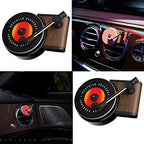 Car Fragrance Diffuser, Air Freshener with Vent Clip, Vintage Record Player Decor