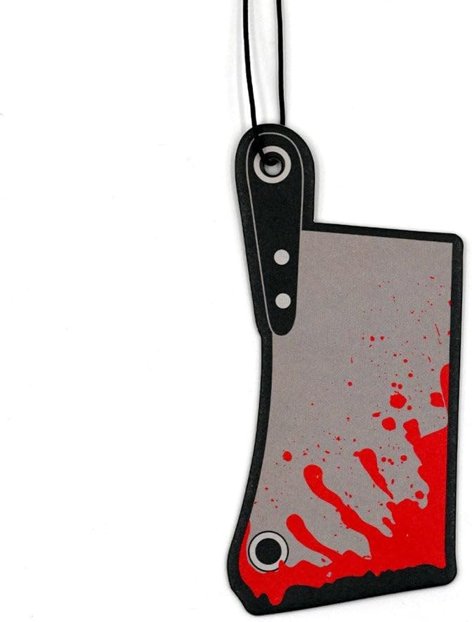 kreepsville 666 Hanging Horror Car Air Freshener Spooky Scent (Bloody Cleaver)
