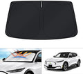 KUST Windshield Sun Shade for Ford Mustang Mach-E 2021 2022 2023 2024 2025 2026 Mache Accessories Sunshade Sun Protector Foldable Blocks UV Rays Keep Cars Cooler