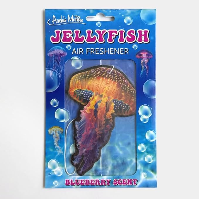 Archie McPhee Jellyfish Air Freshener (Blueberry Scent)