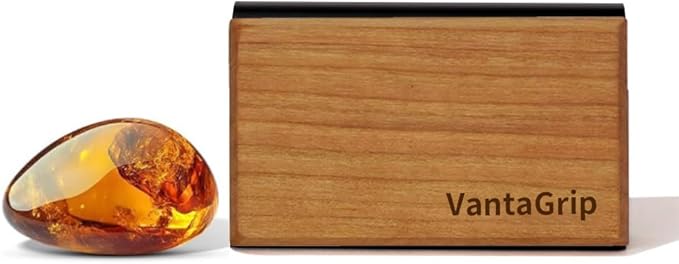 Car Air Freshener - The Original Wood Air Freshener - Car Odor Eliminator - Long Lasting Scent - Auto Accessories - Metal Clip - Essential Oils - Clean Ingredients - Amber Scent Starter Kit
