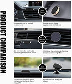 SALEX Flat Magnetic Phone Mounts 3 Pack. Black Cell Phone Holder for Car Dashboard, Wall, Truck. Universal Stick on iPad Wall Magnet Mount Kit for Tablets, Smartphones. Magnetic Phone Mount for iPhone