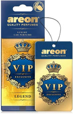 AREON VIP - Hanging Cardboard Air Freshener for Car, Home & Office - Premium Cologne CAR Perfume Air Freshener with Natural Fragrances - Long Lasting, Fresh, Luxurious Scent - Stylish Design - LEGEND,