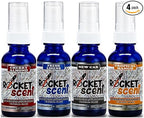 Rocket Scent - Oil Air Fresheners + Odor & Smoke Eliminator + Home, Car, Office, Bathroom Deodorizer (Assorted Scents)
