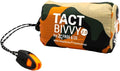 Survival Frog Tact Bivvy 2.0 Emergency Sleeping Bag with Stuff Sack, Carabiner & Survival Whistle – Compact, Lightweight, Waterproof, Reusable Thermal Bivy Sack Shelter Kit