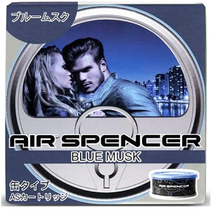Eikosha AIR Spencer [ Made in Japan ] CS-X3 CSX3 A/S AS Cartridge Freshener JDM ((A85) Blue Musk)