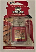 Yankee Candle Ultimate Car Jar Odor Neutralizing Air Freshener - Sparkling Cinnamon