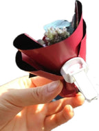 Red Fresh Flowers Mini Dried Flowers Bouquet for Car Air Vent Clips, Mini Flower Bouquet,Car Air Outlet Perfume Decoration, Car Air Fresheners Interior Accessories for Women Men