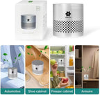 Refrigerator Deodorizer Odor Eliminator,Lasts Up to 10 Years,Fridge Deodorizer,More Effective Than Baking Soda & Bamboo Charcoal Bags,Multi-Purpose Odor Absorber for Fridge,Pantry, Cabinets & Shoes