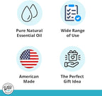 Wild Essentials Black Chrome Spider Essential Oil Car Vent Diffuser, Stainless Steel Locket Pendant With 8 Color Refill Pads, Customizable Color Changing Air Freshener for Aromatherapy