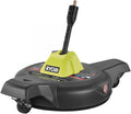 12 in. 3100 PSI Electric Pressure Washer Surface Cleaner with Caster Wheels