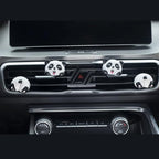 Cute Air Vent Clips Car Accessories, Creative Animal Head and Tail Cartoon Car Air Freshener Vent Clip Car Fragrance Diffuser Perfume Clips Air Conditioner Outlet Vent Clips Decorations, Panda