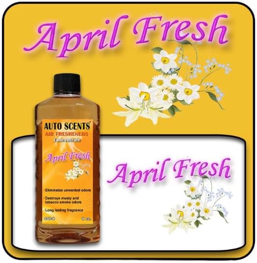 Auto Scents: Air Freshener Concentrate – April Fresh (8 Oz)