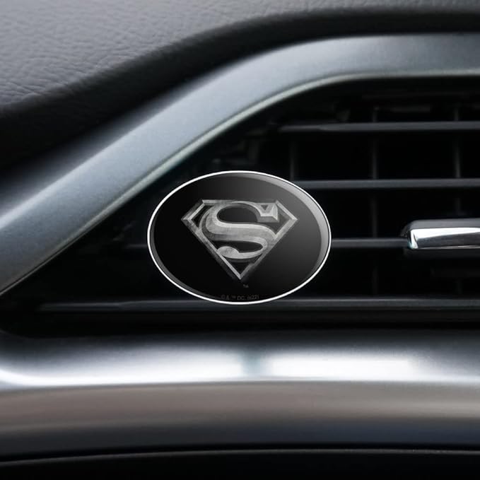 GRAPHICS & MORE Superman Steel Logo Car Air Freshener Vent Clip