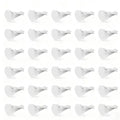100pcs Air Outlet Clip Vent Clips, Automatic Air Freshener Car Air Conditioner Clips for Home Air Vent Clips Sublimation Air Fresheners Blanks (White)