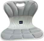 Ergonomic Lumbar Support Cushion, Silver, 460mm x 440mm x 340mm, Large, for Office Chairs & Car Seats, Posture Correction, Pregnancy Comfort,110-300 lbs Capacity