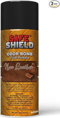 Generic New Leather Odor Bombs for Car Interiors - Automotive Odor Bomb with Rich Leather Fragrance - Eliminates Unwanted Odors and Deodorizes - 6 Ounce Can, Pack of 2