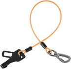 3-in-1 Dog Car Seat Belt Harness - Chew-Proof Steel Cable Seatbelt with Heavy-Duty Buckle & Clip - High Tensile Strength Car Safety Restraint for Small, Medium, Large Dogs (Orange, 24 inch/60 CM)
