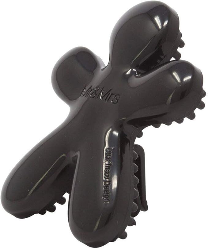 Mr & Mrs for People Car Air Freshener with Refill Niki Blister Air Vent Clip (Black-Black Tea)