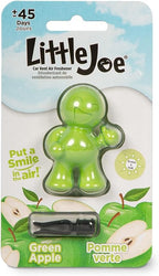 Little Joe 96416 Green Apple Scent Car Air Freshener A/C Vent Clip Uses Alcohol-Free Fragrance Oil is Non-Hazardous and Non-Toxic Plastic, Pack of 2
