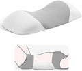 Lumbar Support Pillow for Sleeping,Premium Memory Foam Lower Back Pain Relief Bed Rest Support Pillows for Car Bed,Couch,Waist Support Care Cushion,Sleep Lumbar Pillow (Light Grey)