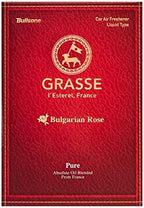 Bullsone Grasse L'esterel, Natural Car Air Fresheners, Luxury Car Perfume - Bulgarian Rose Scent (2 Pack)