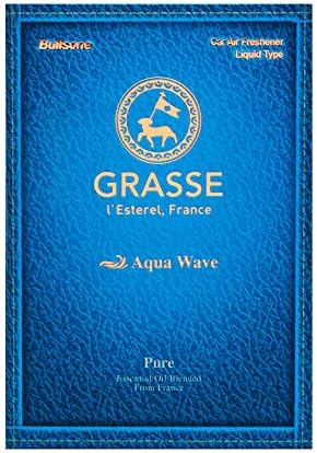 Bullsone Grasse L'esterel, Natural Car Air Fresheners, Luxury Car Perfume - Aqua Wave Scent (2 Pack)