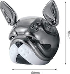 Katutude Car Essential Oil Diffuser Cute French Bulldog Car Air Freshener Perfume Decoration Car Air Conditioning Outlet Clip Aromatherapy Ornament, Black