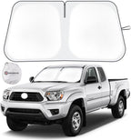 Car Sun Shade for 2016-2024 2025 2026 Toyota Tacoma Windshield Sun Shade, Sun Visor Windshield Screen Cover for Tacoma Front Window Sunshade Foldable Auto Interior Accessories UV Block to Keep Cool