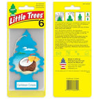LITTLE TREES Car Air Freshener | Hanging Tree Provides Long Lasting Scent for Auto and Home | 24 Air Fresheners |Caribbean Colada