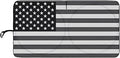 American Flag Car Windshield Sun Shade, Foldable Car Front Window Sunshade for Cars SUV Truck, Auto Interior Sun Protection Cover, Blocks UV Rays & Keeps Your Vehicle Cool (Black, M)