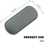 2PCS Car Door Armrest Pads,Soft Leather+Memory Foam Car Knee Pads for Arm Support&Protect Elbow and Knee,Universal Car Elbow Pads Car Accessories Interior (Gray)