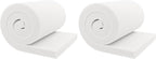 GoTo Foam 2" Height x 24" Width x 72" Length 43ILD (Firm) Upholstery Cushion Made in USA (Pack of 2)