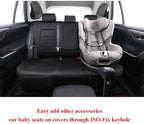 EKR Rav4 Seat Covers Custom Fit for Toyota Rav4 (Hybrid) LE/XLE Premium 2026,Car Seat Cover Full Set for SUV,Neoprene(Black)
