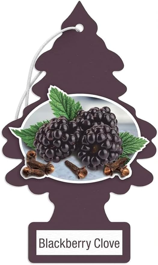 Little Trees Hanging Type Fragrance air fresheners BlackBerry Clove 6 Pieces U6P-67343
