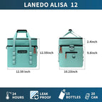 Lisa Lunch Soft Cooler 20/36 Can, Insulated Bag Portable Ice Chest Box for Lunch, Beach, Drink, Beverage, Travel, Camping, Picnic, Car, Trips, Cooler Leak-Proof